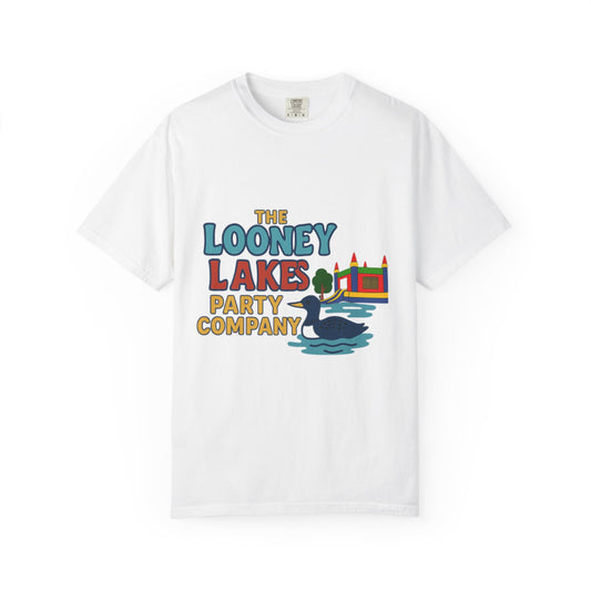 Looney Lake Party Co. Unisex T-Shirt, Fun Casual Tee, Lake Life Shirt, Summer Vibes, Outdoor Adventure Wear, Gift for Friends