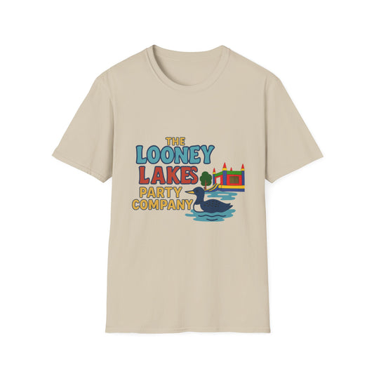 Looney Lake Party Company T-Shirt, Fun Summer Tee, Unisex Graphic Shirt, Vacation Outfit, Lake Lover Gift